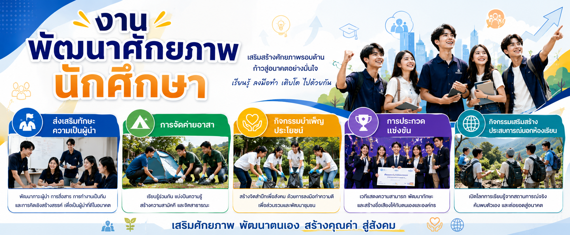 งานพัฒนาศักยภาพนักศึกษา