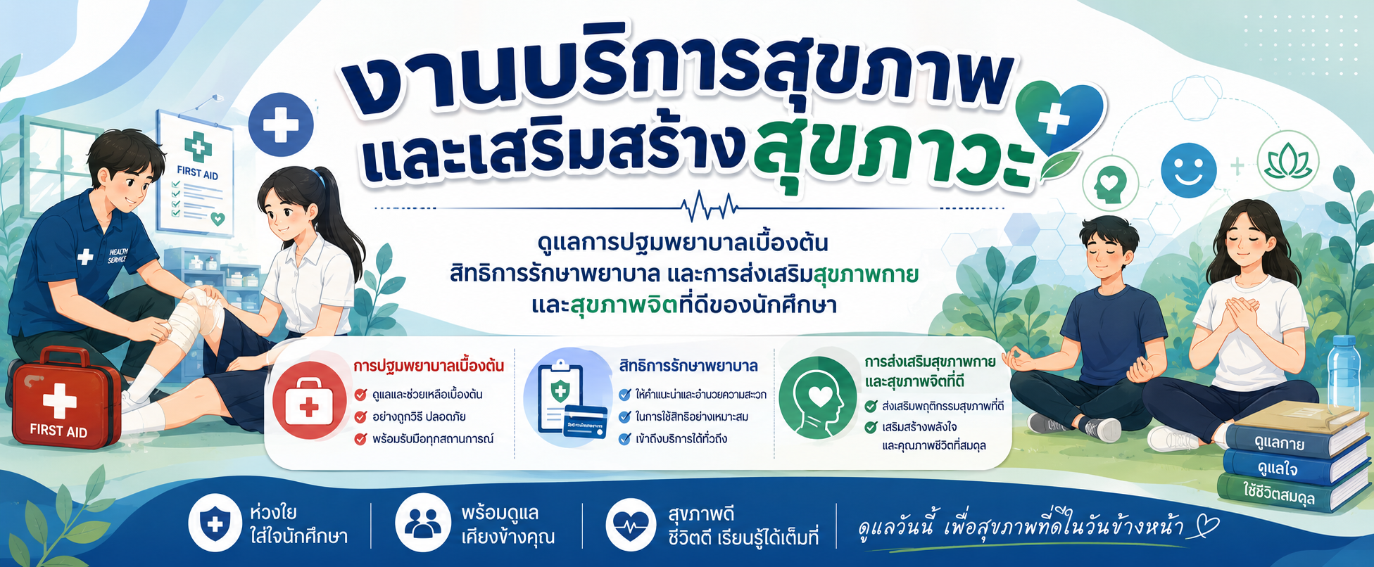 งานบริการสุขภาพและเสริมสร้างสุขภาวะ